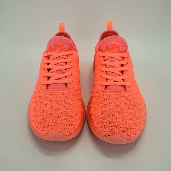 APL Techloom Phantom Women's Running Shoes Sz 8.5 Orange Slip-On Active Sneakers - Picture 10 of 15